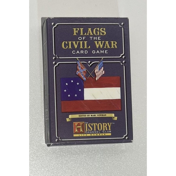 The‎ History Channel's Flags of the Civil War Card Game Cards Unopened - Picture 1 of 3
